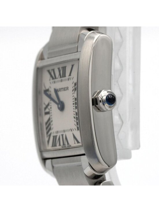Cartier Tank Francaise SM SS Quartz Watch display picture 1